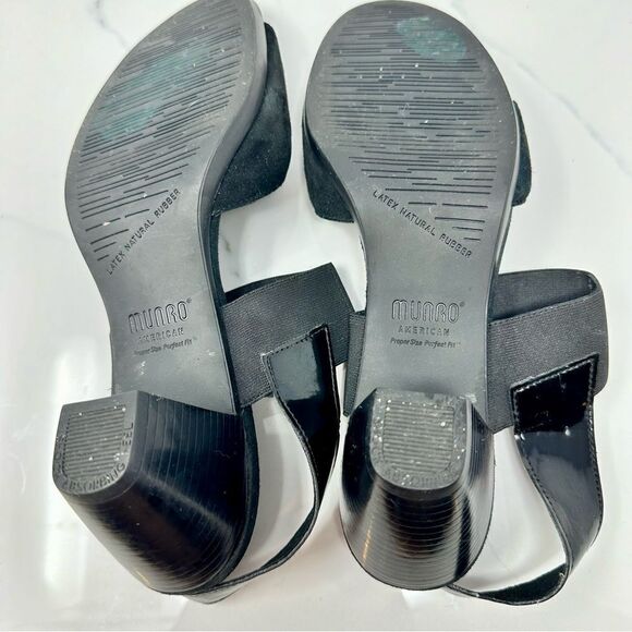 Munro Suede Heeled Sandals- Size 9.5 - Picture 14 of 15